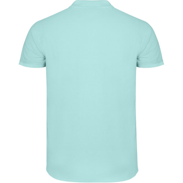 Tricou polo bumbac Star, Verde Menta - imagine 2