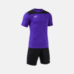 Set echipament sport Joma Phoenix III, Mov / Negru