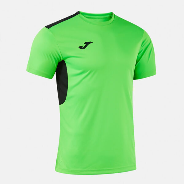 Tricou sport Joma Winner IV, Verde Fluo / Negru - imagine 2