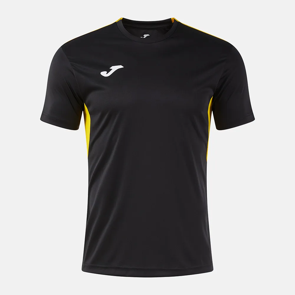 Tricou sport Joma Winner IV, Negru / Galben - imagine 1