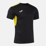 Tricou sport Joma Winner IV, Negru / Galben - imagine 2