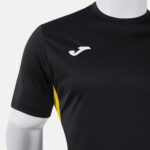 Tricou sport Joma Winner IV, Negru / Galben - imagine 4