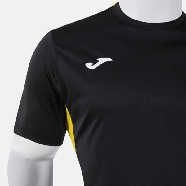 Tricou sport Joma Winner IV, Negru / Galben - imagine 4
