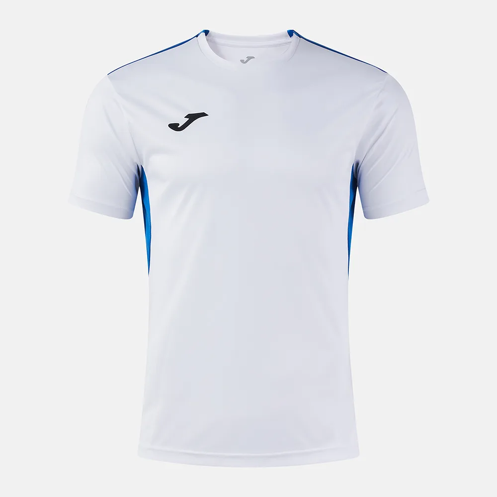 Tricou sport Joma Winner IV, Alb / Albastru Royal - imagine 1
