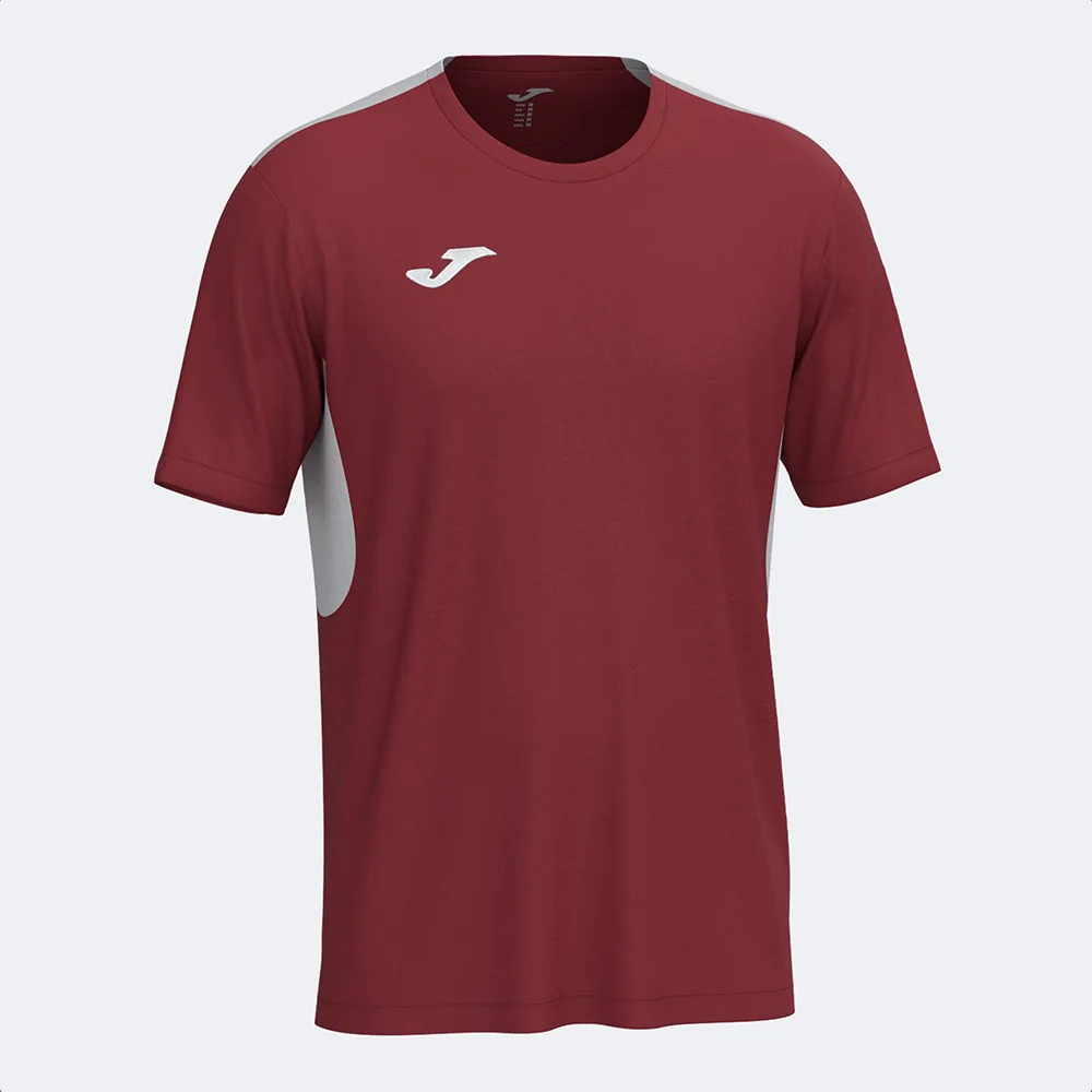 Tricou sport Joma Winner IV, Visiniu / Gri - imagine 1