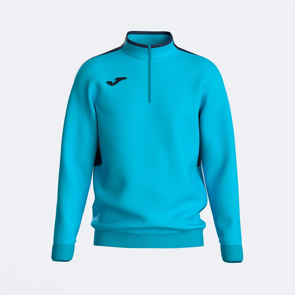 Bluza antrenament Joma Winner IV, Turcoaz Fluo / Bleumarin - imagine 1