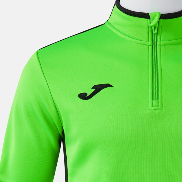 Bluza antrenament Joma Winner IV, Verde Fluo / Negru - imagine 4