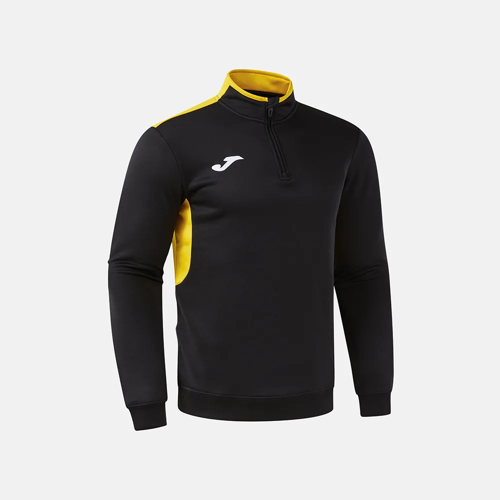 Bluza antrenament Joma Winner IV, Negru / Galben - imagine 1