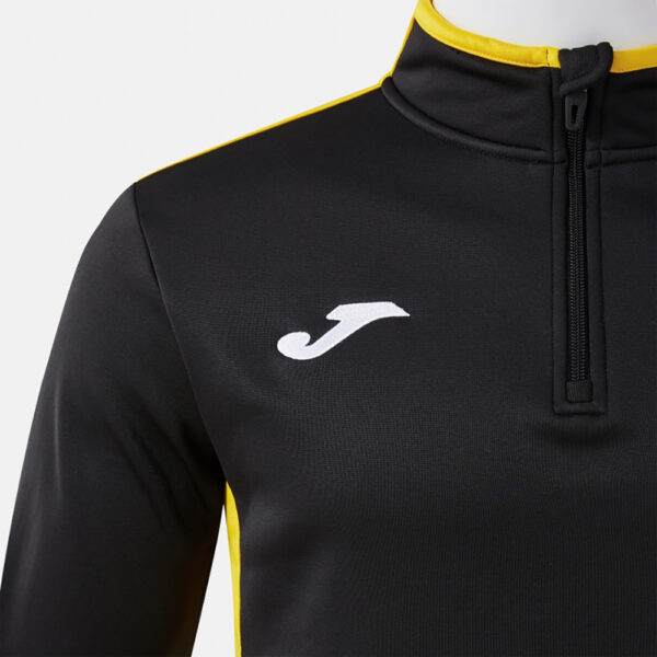 Bluza antrenament Joma Winner IV, Negru / Galben - imagine 4