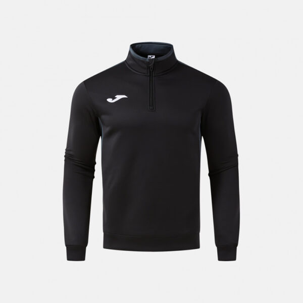 Bluza antrenament Joma Winner IV, Negru / Gri - imagine 2