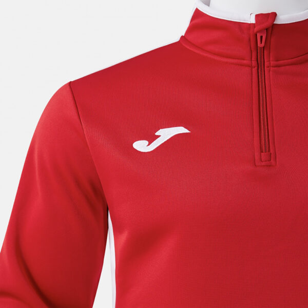 Bluza antrenament Joma Winner IV, Rosu / Alb - imagine 4