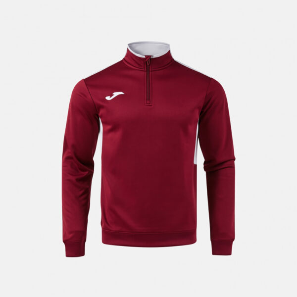 Bluza antrenament Joma Winner IV, Visiniu / Gri - imagine 2