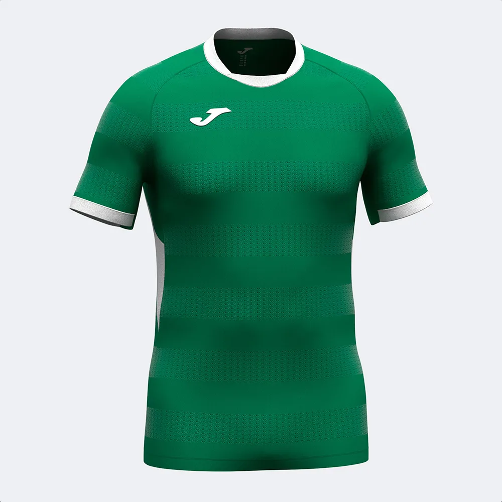 Tricou sport Joma Toletum VII, Verde / Alb - imagine 1