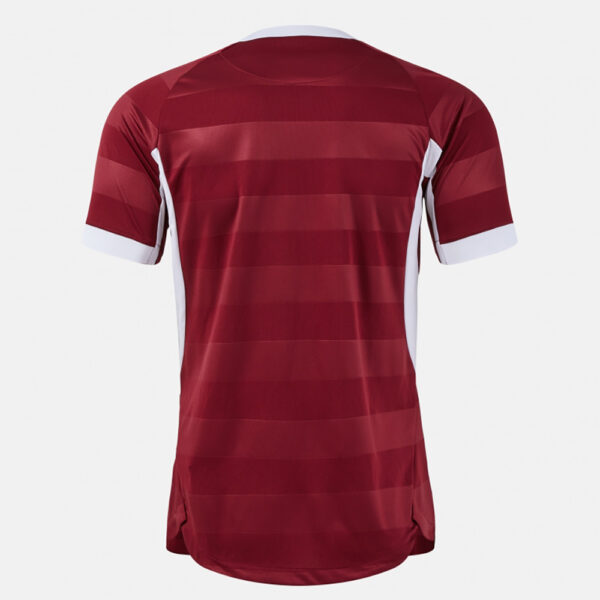 Tricou sport Joma Toletum VII, Visiniu / Alb - imagine 3