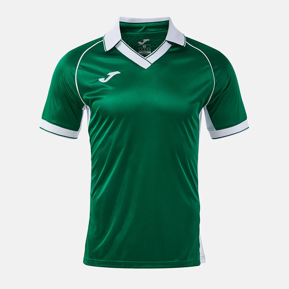 Tricou sport Joma Vintage Eco Retro, Verde / Alb - imagine 1