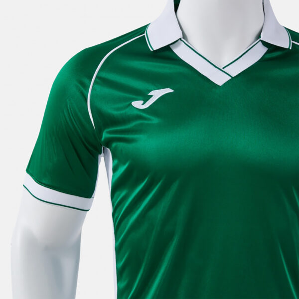 Tricou sport Joma Vintage Eco Retro, Verde / Alb - imagine 4