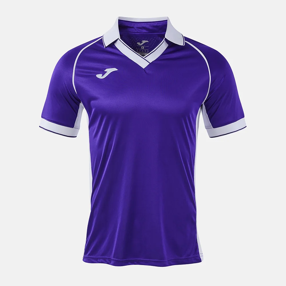 Tricou sport Joma Vintage Eco Retro, Mov / Alb - imagine 1