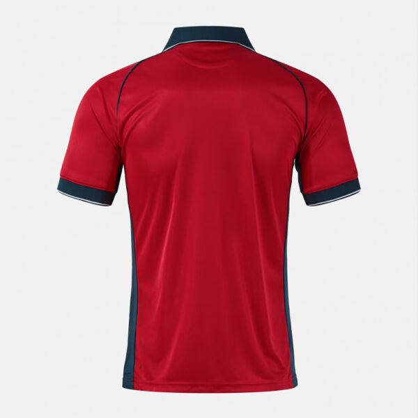 Tricou sport Joma Vintage Eco Retro, Rosu / Bleumarin - imagine 3