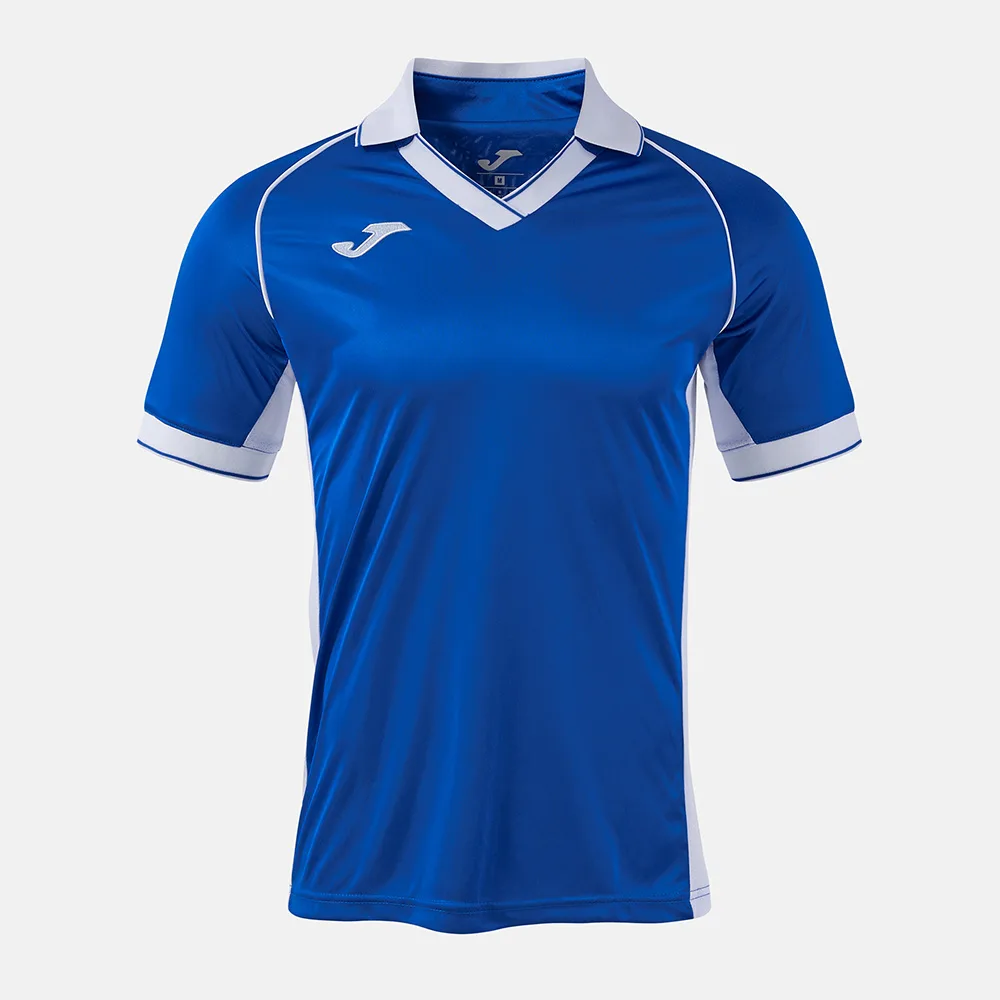Tricou sport Joma Vintage Eco Retro, Albastru Royal / Alb - imagine 1