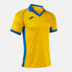 Tricou sport Joma Vintage Eco Retro, Galben / Albastru Royal - imagine 2