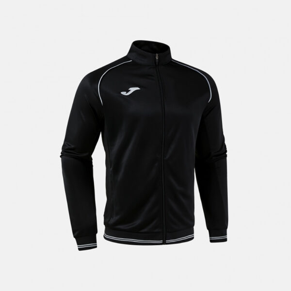 Bluza trening Joma Vintage Eco Retro, Negru / Gri - imagine 2