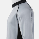 Bluza trening Joma Vintage Eco Retro, Gri / Negru - imagine 5