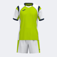 Set echipament sport Joma Proliga, Verde Lime / Alb