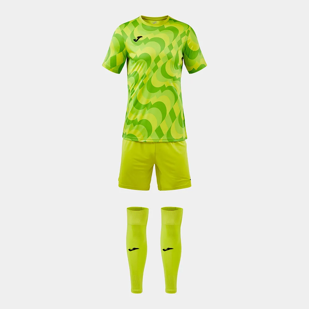 Set echipament portar fotbal Joma Area, Verde Fluo - imagine 1