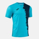 Tricou sport Joma Picasho City, Turcoaz Fluo / Bleumarin - imagine 2