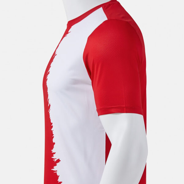 Tricou sport Joma Picasho City, Rosu / Alb - imagine 5