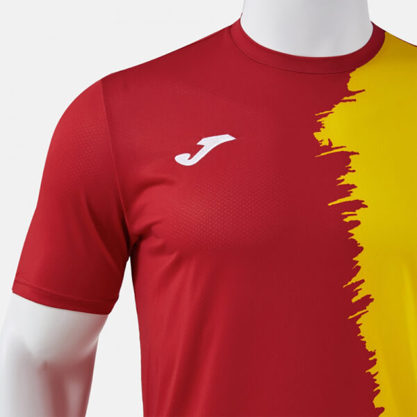 Tricou sport Joma Picasho City, Rosu / Galben - imagine 4