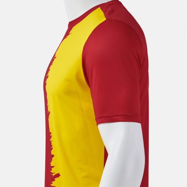 Tricou sport Joma Picasho City, Rosu / Galben - imagine 5