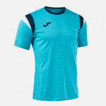 Tricou tenis Joma Terra, Turcoaz Fluo / Bleumarin - imagine 2