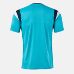 Tricou tenis Joma Terra, Turcoaz Fluo / Bleumarin - imagine 3