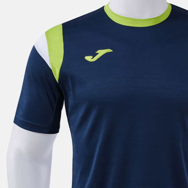 Tricou tenis Joma Terra, Bleumarin / Verde Lime - imagine 4