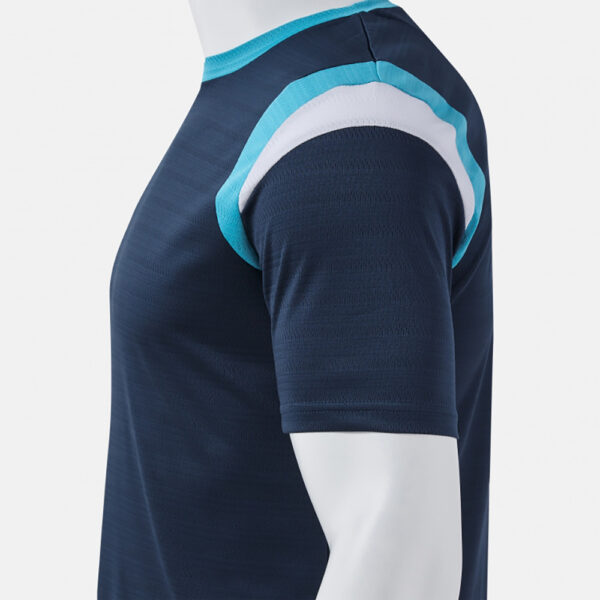 Tricou tenis Joma Terra, Bleumarin / Turcoaz Fluo - imagine 5