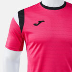 Tricou tenis Joma Terra, Fuxia / Negru - imagine 4