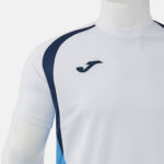 Tricou sport Joma Championship 20, Alb / Albastru Sky - imagine 4