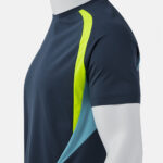 Tricou sport Joma Championship 20, Bleumarin / Galben Fluo - imagine 5