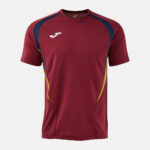 Tricou sport Joma Championship 20, Visiniu / Bleumarin