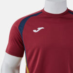 Tricou sport Joma Championship 20, Visiniu / Bleumarin - imagine 4
