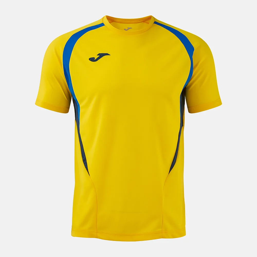 Tricou sport Joma Championship 20, Galben / Bleumarin - imagine 1