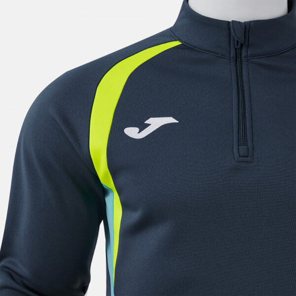 Bluza antrenament Joma Championship 20, Bleumarin / Galben Fluo - imagine 4