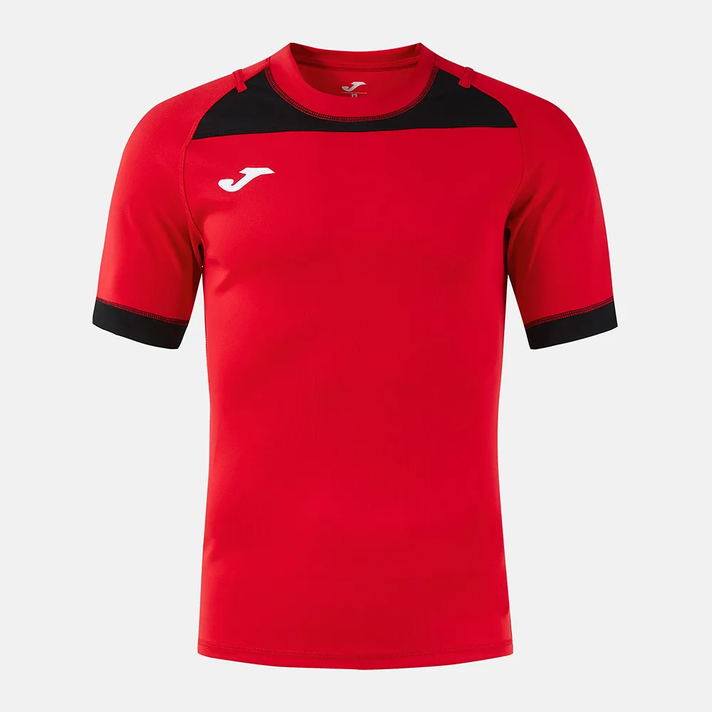 Tricou rugby Joma Phoenix III, Rosu / Negru - imagine 1