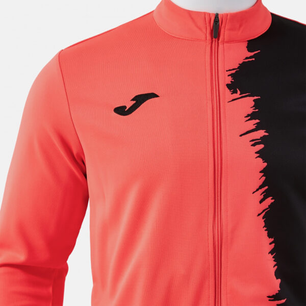 Bluza trening Joma Picasho, Coral Fluo / Negru - imagine 4