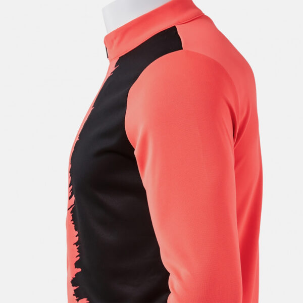 Bluza trening Joma Picasho, Coral Fluo / Negru - imagine 5