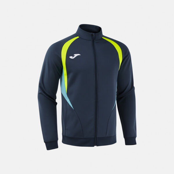 Bluza trening Joma Championship 20, Bleumarin / Galben Fluo - imagine 2