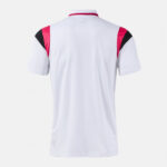 Tricou polo tenis Joma Terra, Alb / Fuxia - imagine 3