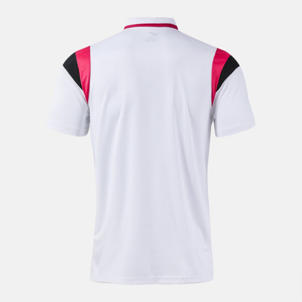 Tricou polo tenis Joma Terra, Alb / Fuxia - imagine 3