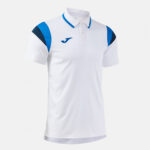 Tricou polo tenis Joma Terra, Alb / Albastru Royal - imagine 2